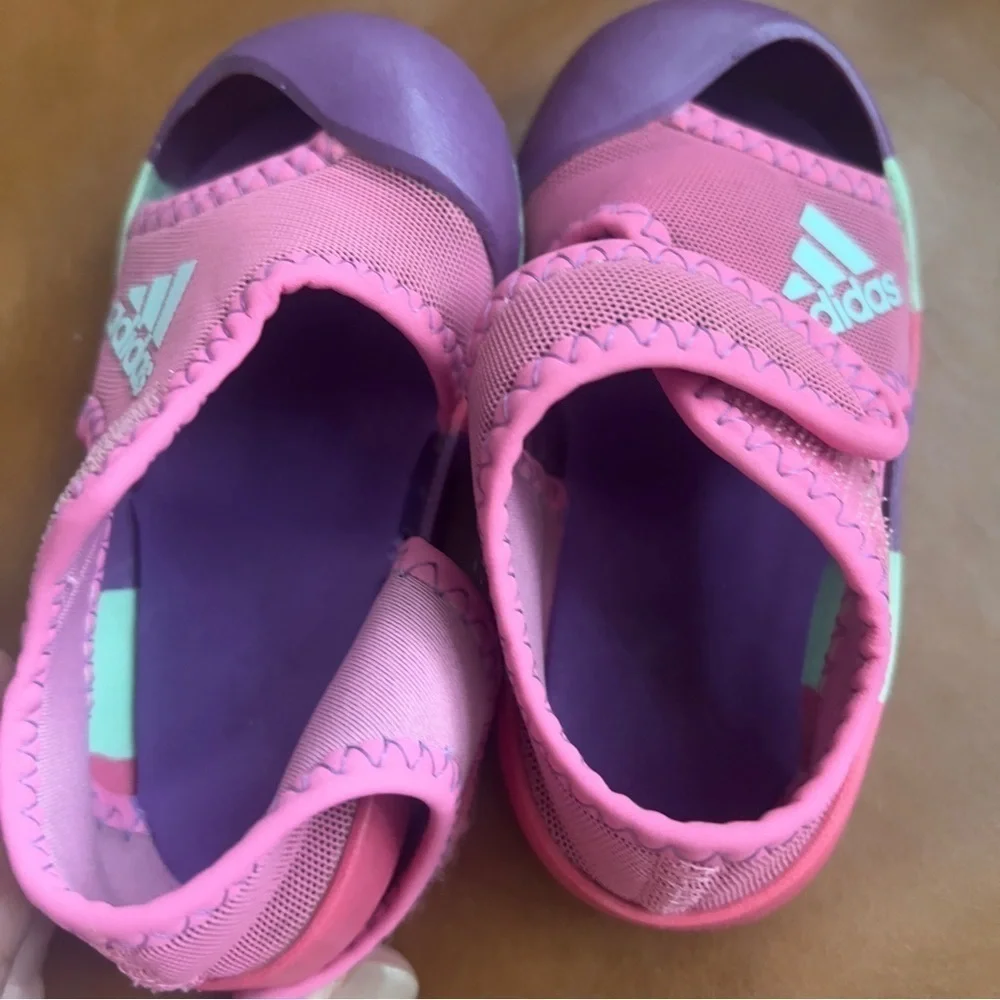 Adidas Toddler Girls  Pink/Purple/Mint Altaventure Water Outdoors Shoes  Sz 5